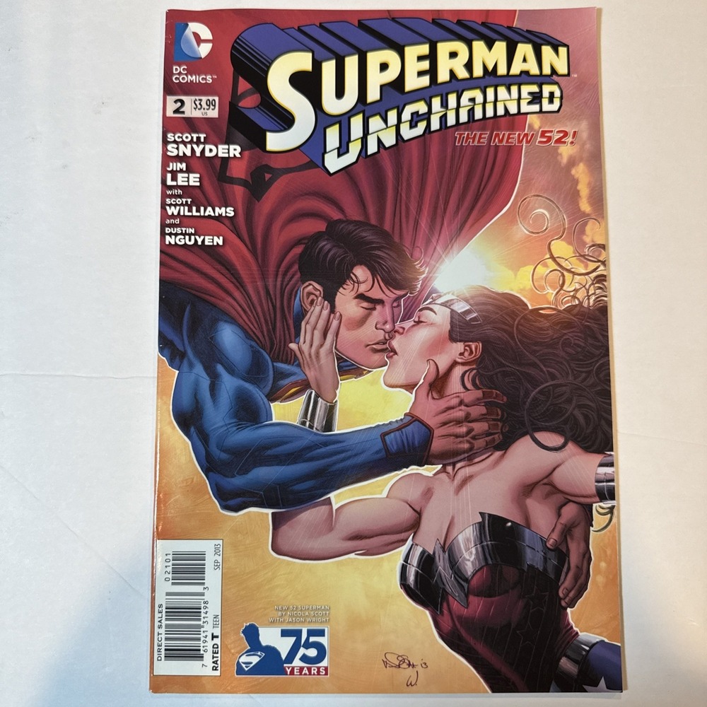 Superman Unchained #2 The New 52 DC Comics September 2013 Jim Lee Scott Snyder